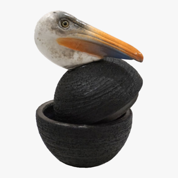 Ceramic Pelican Decorative Bowl